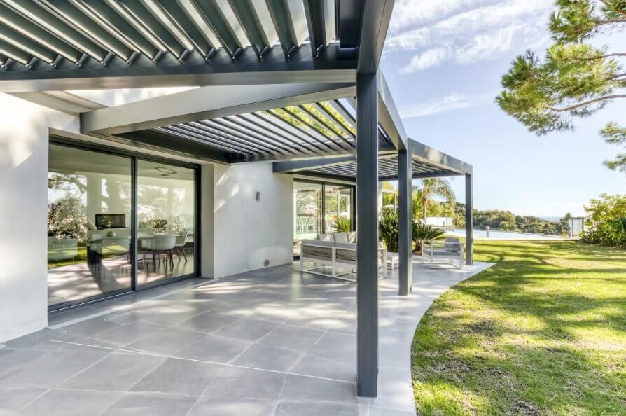 複数のガーデンアネックスを連結し、広々とした空間を確保