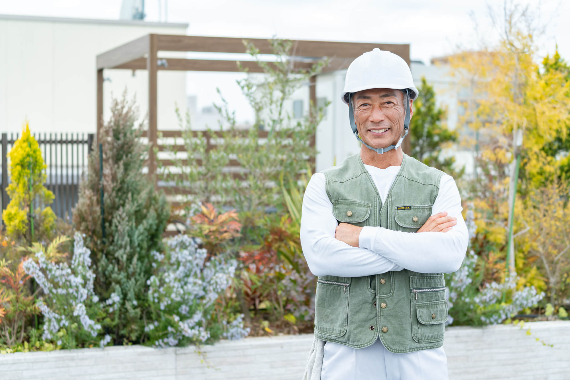 おしゃれな屋上庭園のアイデア例